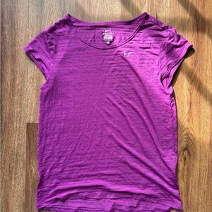 Nike Women's Short Sleeve Purple Tee